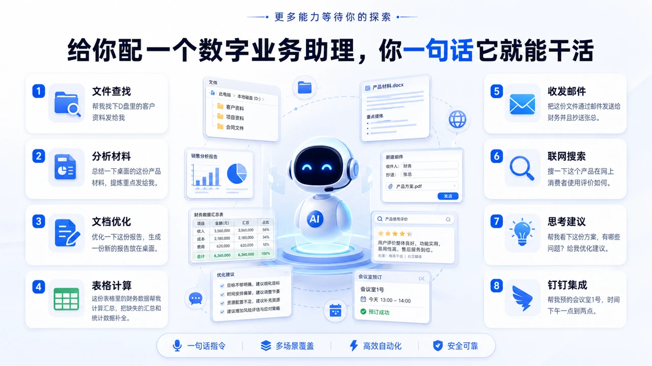 小麟AI电脑端本地文件与办公处理能力